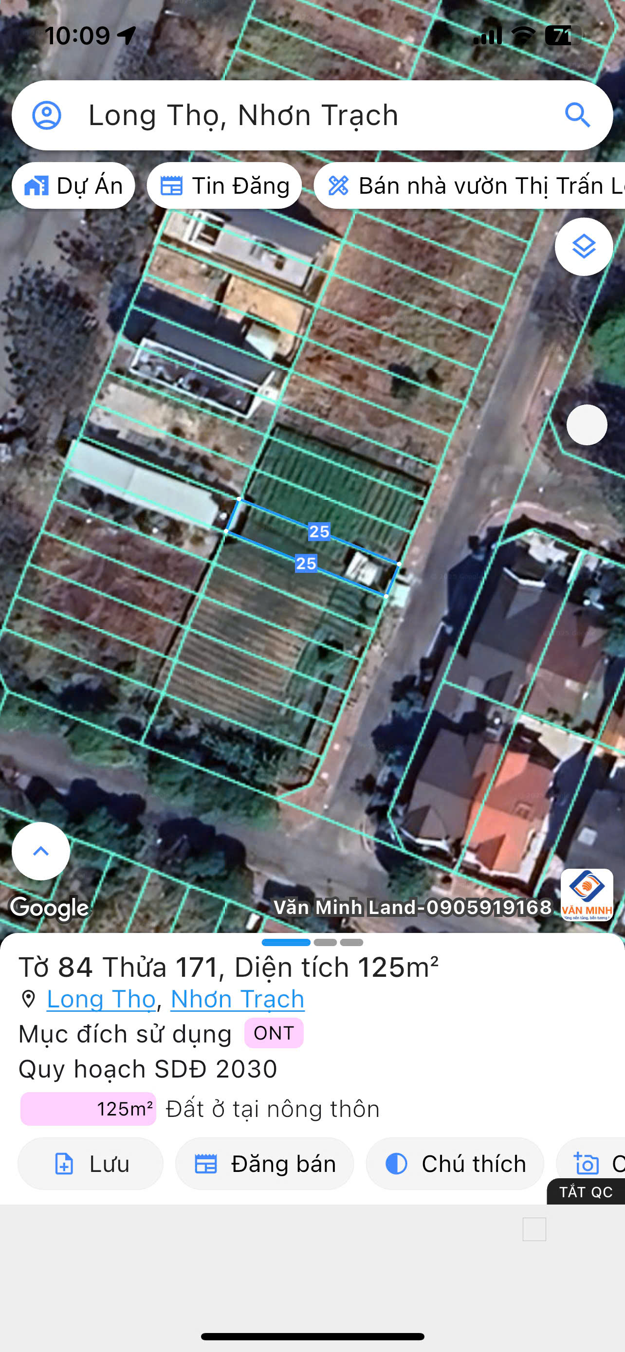 Bán lô đất dự án Hud mặt sau đường 35m,gần công viên đường nhựa thông thoáng diện tích 5x25